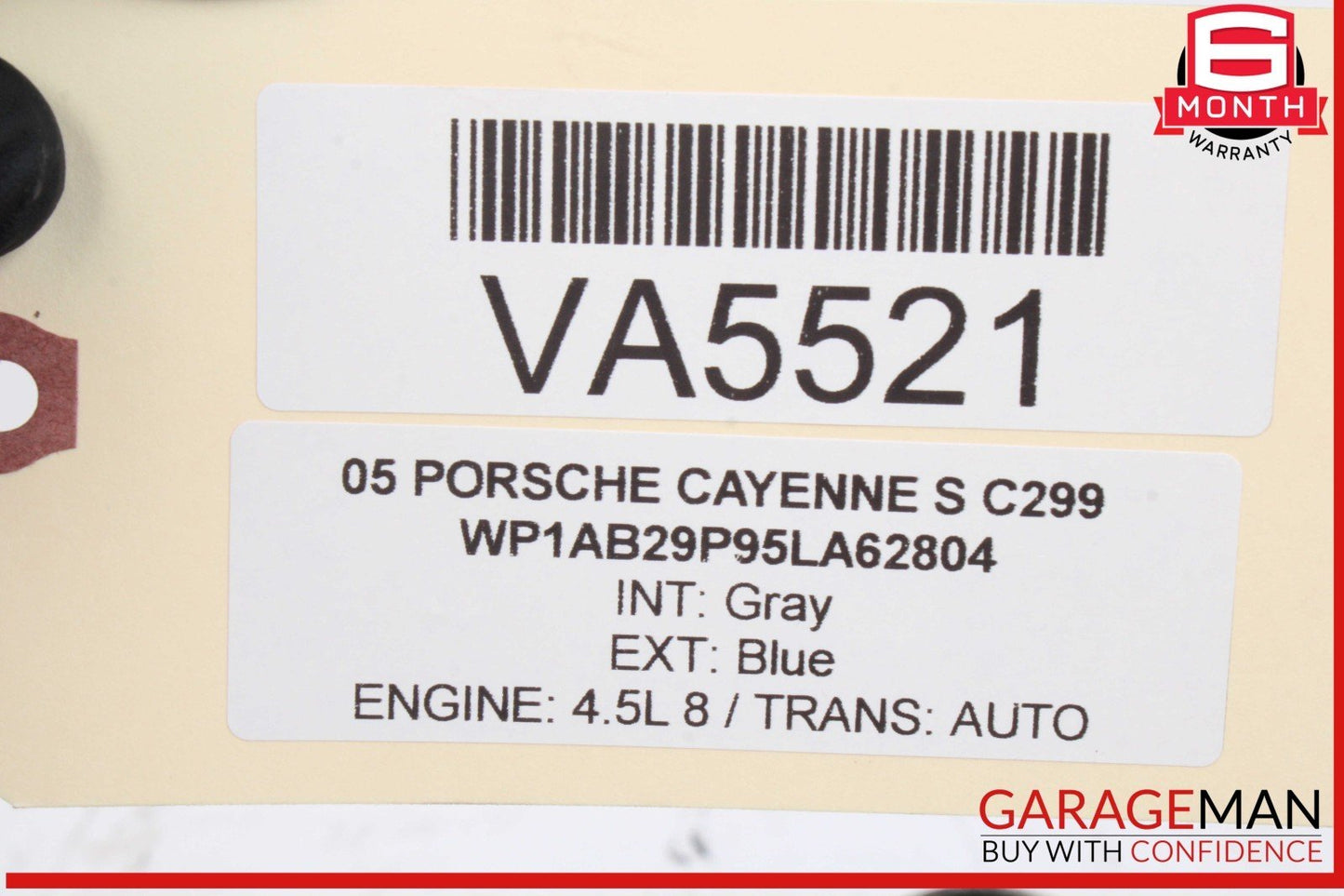 03-10 Porsche Cayenne S 955 957 Rear Left / Right Side Upper Forward Control Arm