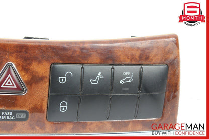 05-09 Mercedes W209 CLK320 Dash Lock Heated Seat ESP Hazard Switch Control OEM