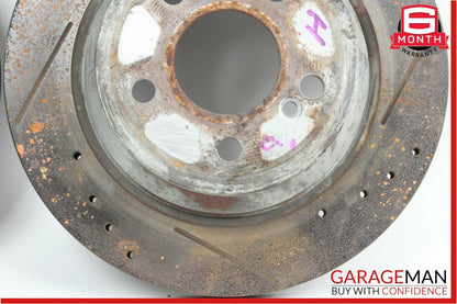 06-11 Mercedes W219 CLS500 Rear Right & Left Brake Rotor Disc Set Drilled OEM