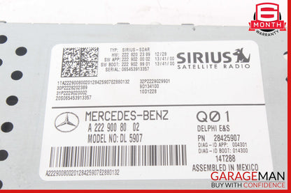 15-20 Mercedes W205 C300 Trunk Satellite Radio Receiver Control Module Unit OEM