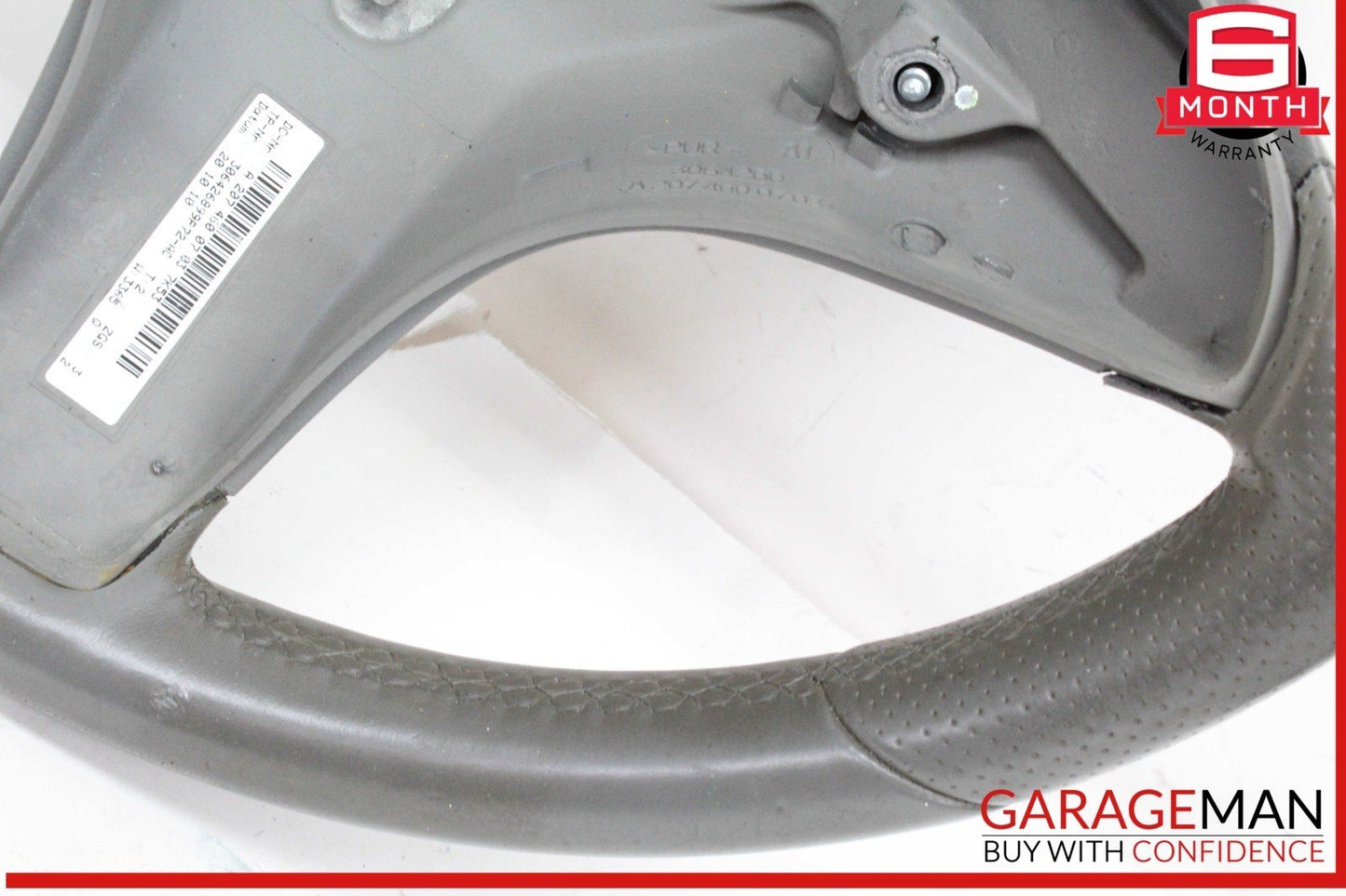 10-11 Mercedes W207 E350 E400 AMG Sport 3 Spoke Steering Wheel Gray OEM