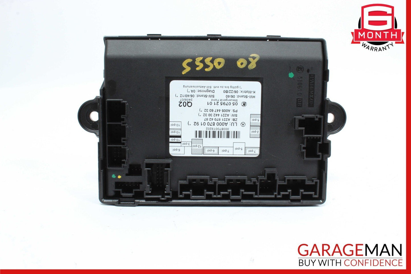 07-13 Mercedes W221 S550 S400 Rear Right or Left Side Door Control Module OEM