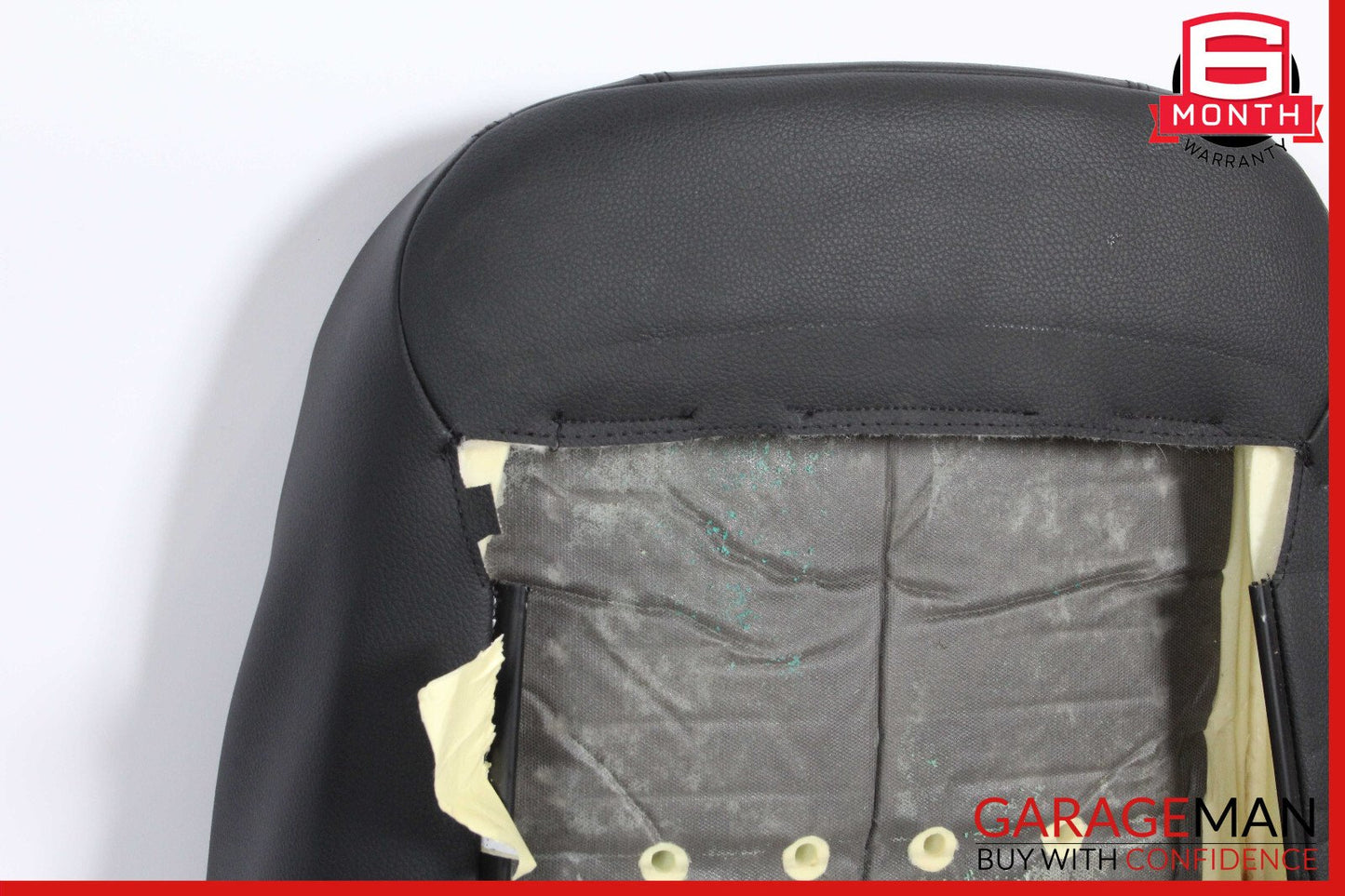 12-18 BMW F30 320i Front Left Top Upper Seat Cushion Black OEM