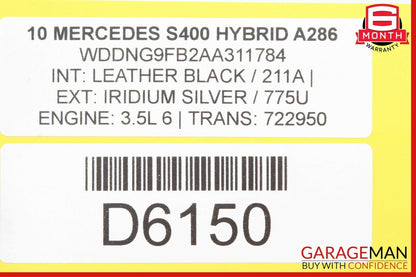 07-13 Mercedes W221 S400 S550 Rear Left / Right Side Door Control Module Q02 OEM