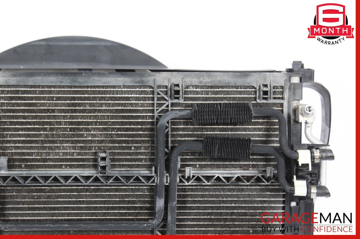 07-09 Mercedes S550 CL550 Engine Cooling Radiator AC A/C Condenser Assembly OEM