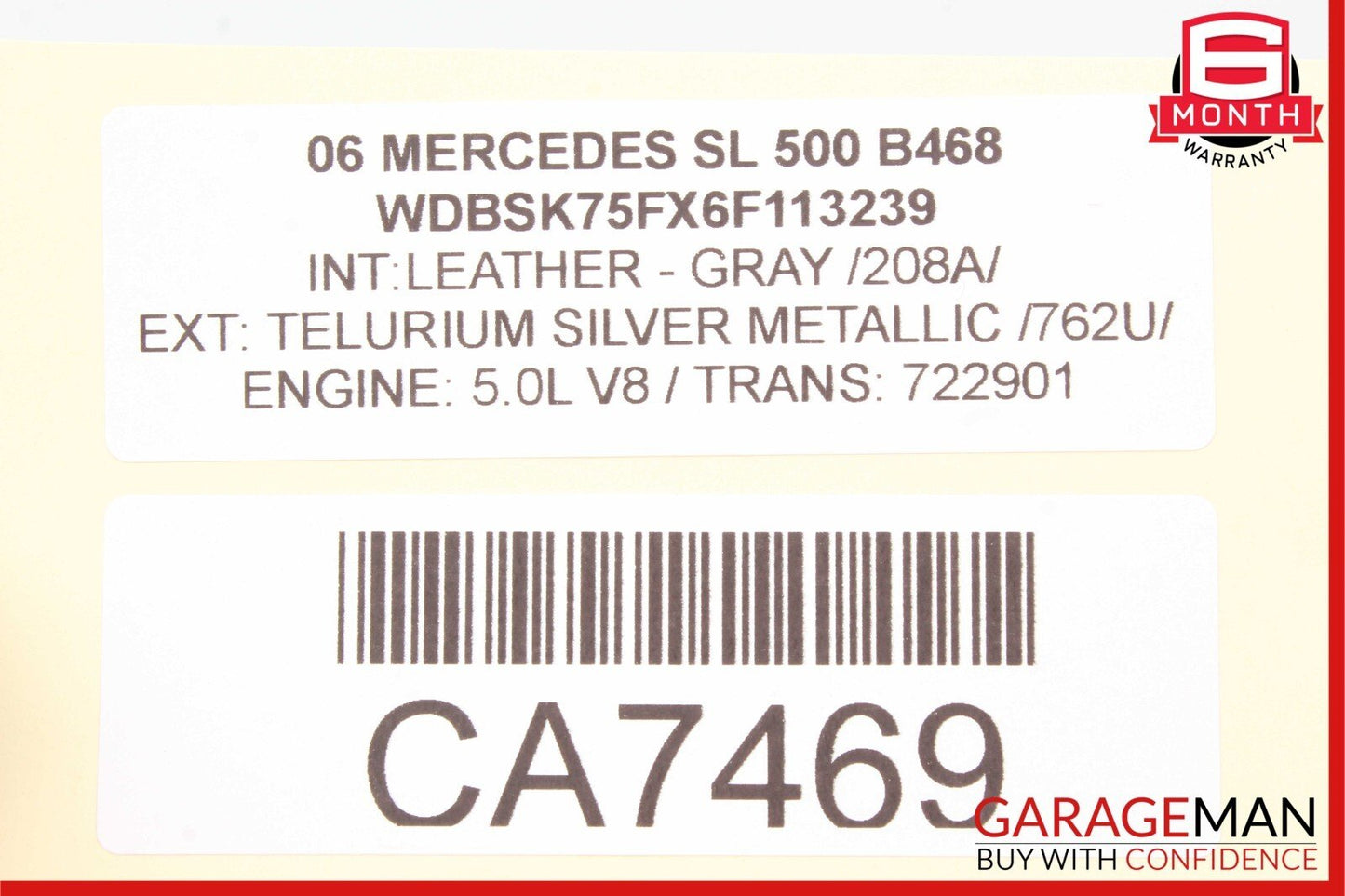 03-06 Mercedes R230 SL500 SL55 AMG Under Seat Control Module Right Side OEM