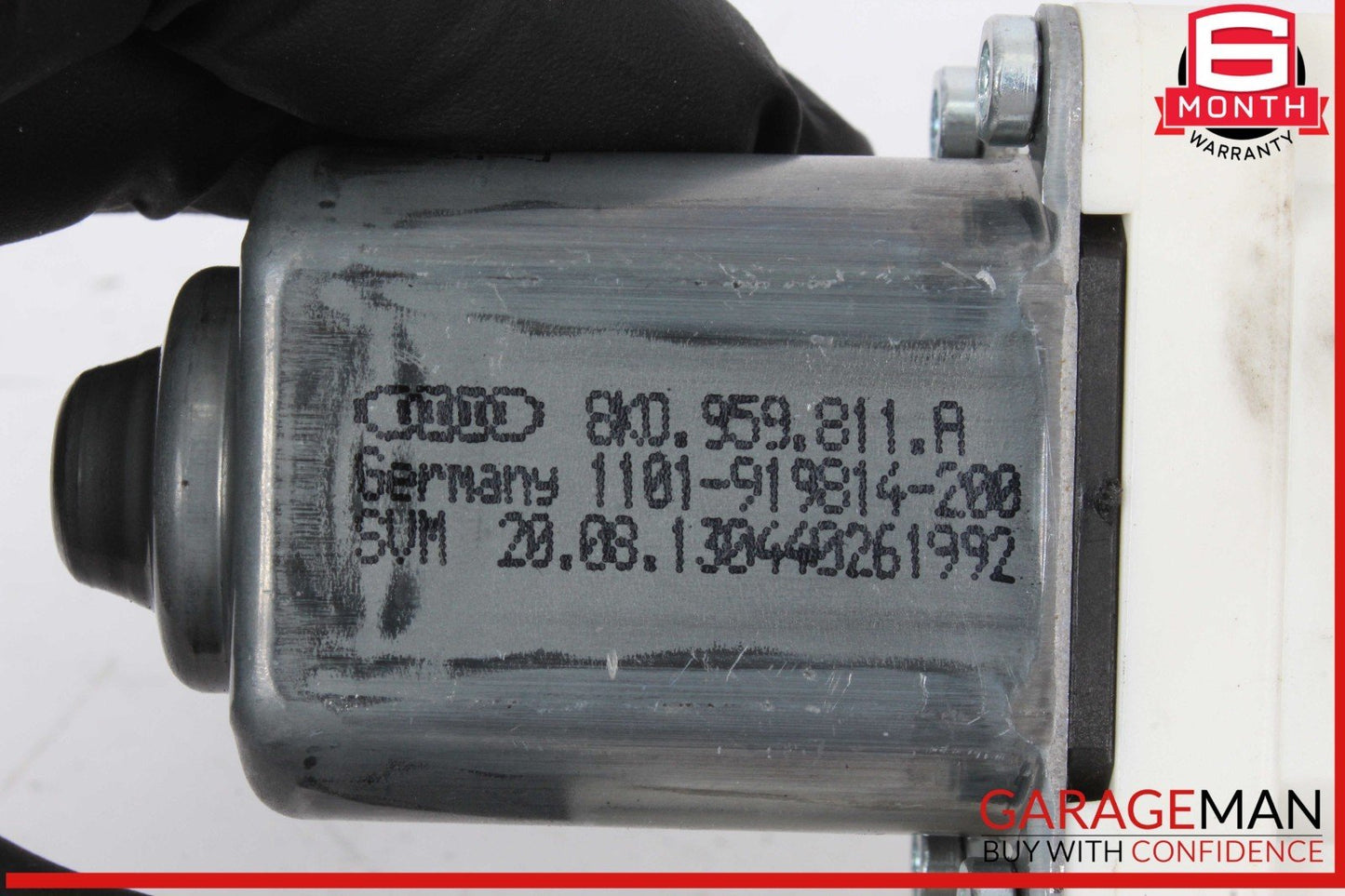 14-17 Audi SQ5 Rear Left Driver Side Window Regulator Motor 8K0959811A OEM