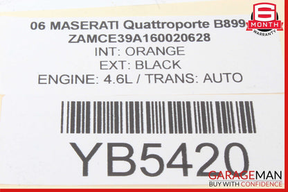 03-13 Maserati Quattroporte M139 Power Steering Chassis Control Module Unit OEM