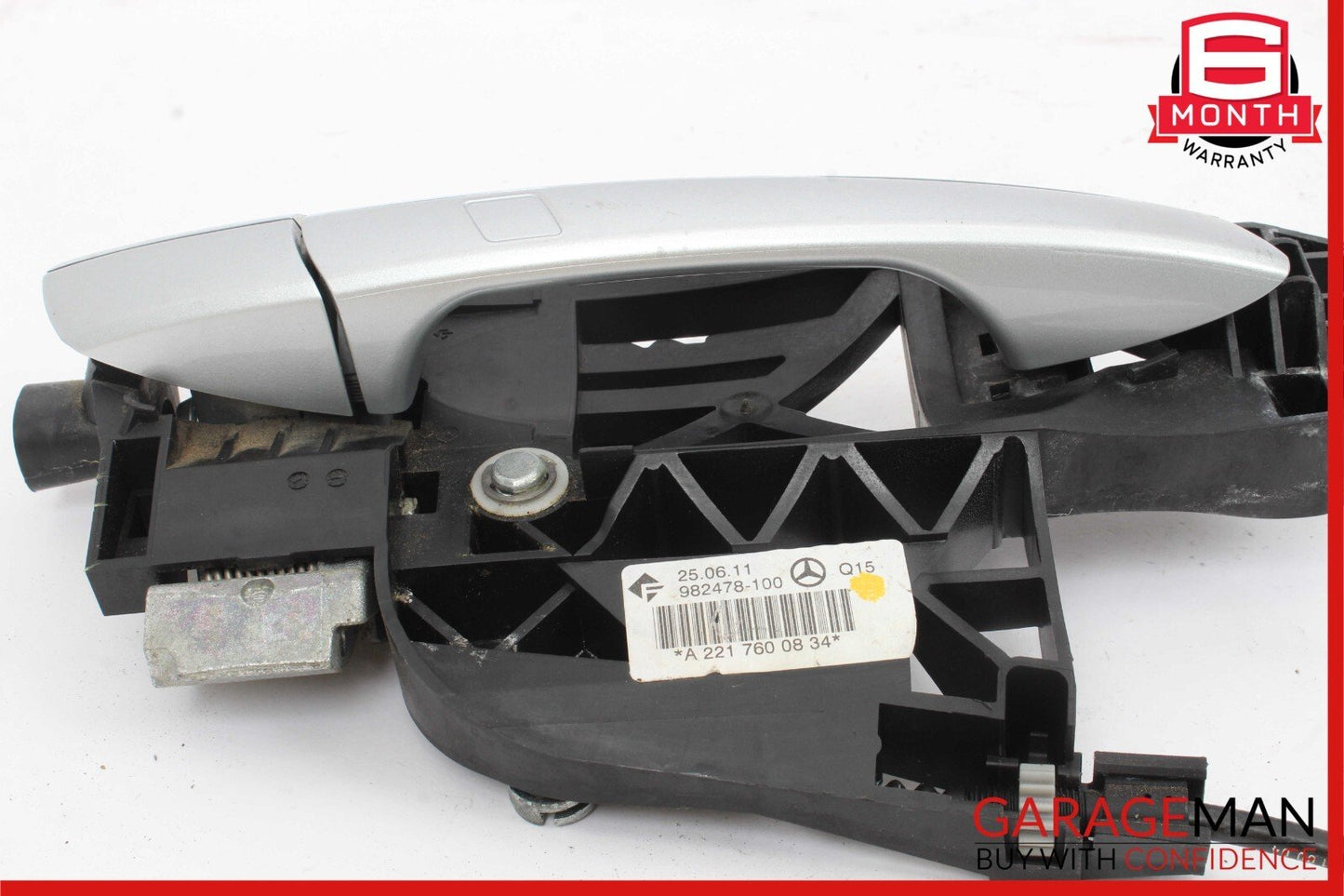 07-13 Mercedes W221 S400 S550 Rear Right Exterior Door Handle Keyless Go Silver