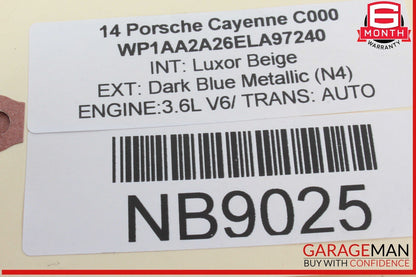 11-18 Porsche Cayenne 958 Front Right Side Window Regulator Motor Unit OEM