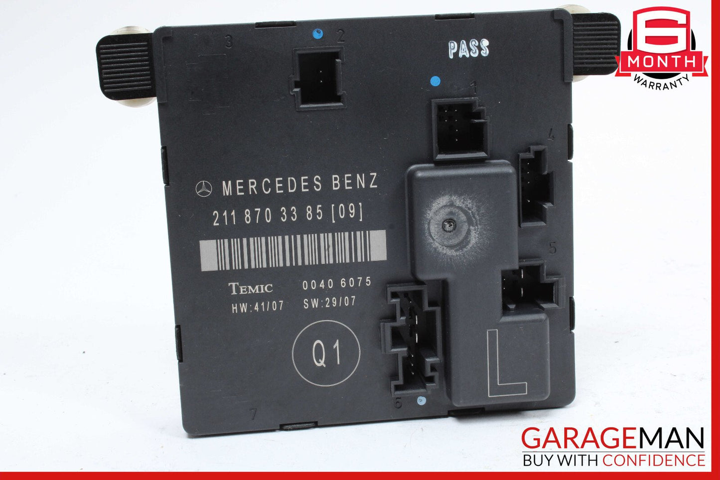 07-09 Mercedes W211 E350 E550 E320 Rear Left Door Control Module 2118703385 OEM