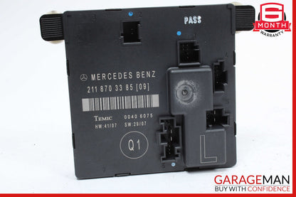 07-09 Mercedes W211 E350 E550 E320 Rear Left Door Control Module 2118703385 OEM