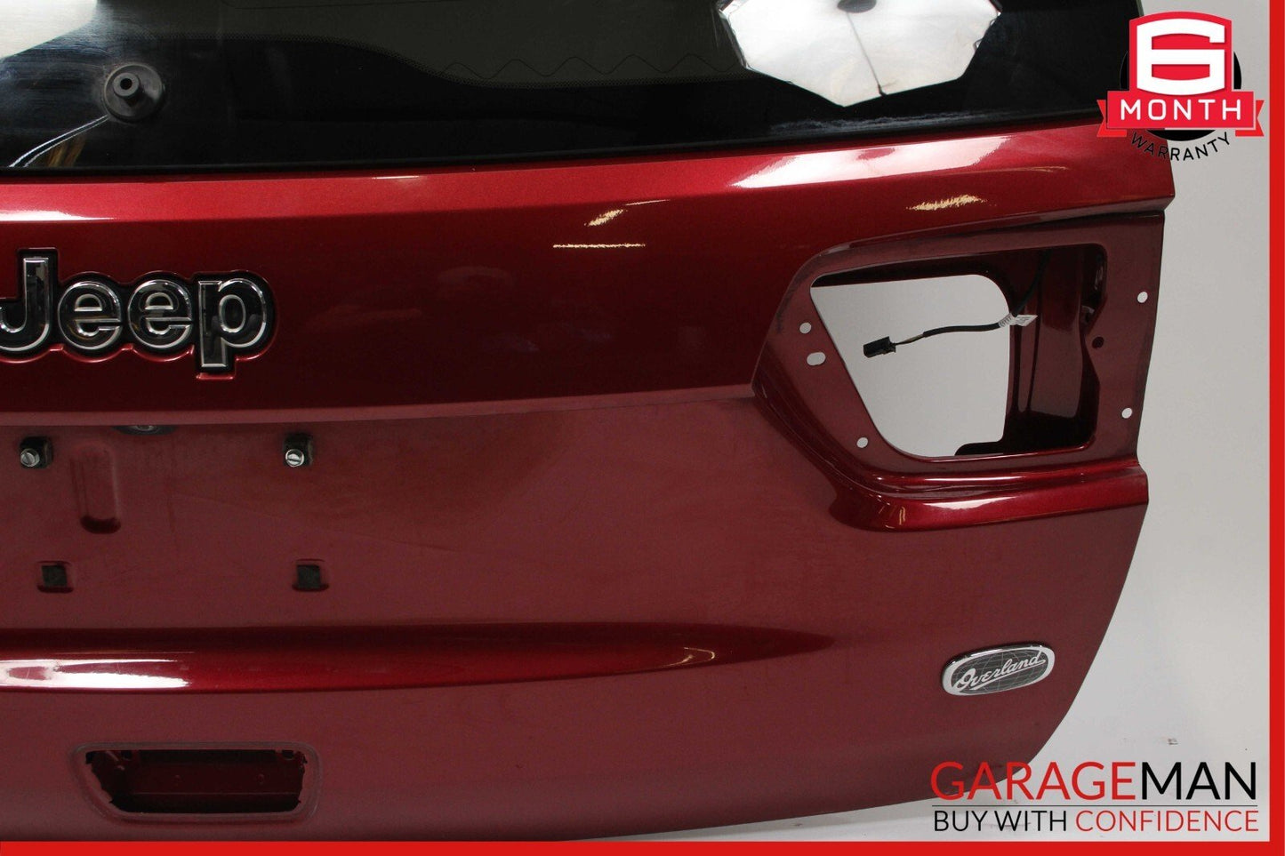 14-17 Jeep Grand Cherokee Rear Trunk Hatch Tailgate Lift Gate Glass Assy Red OEM