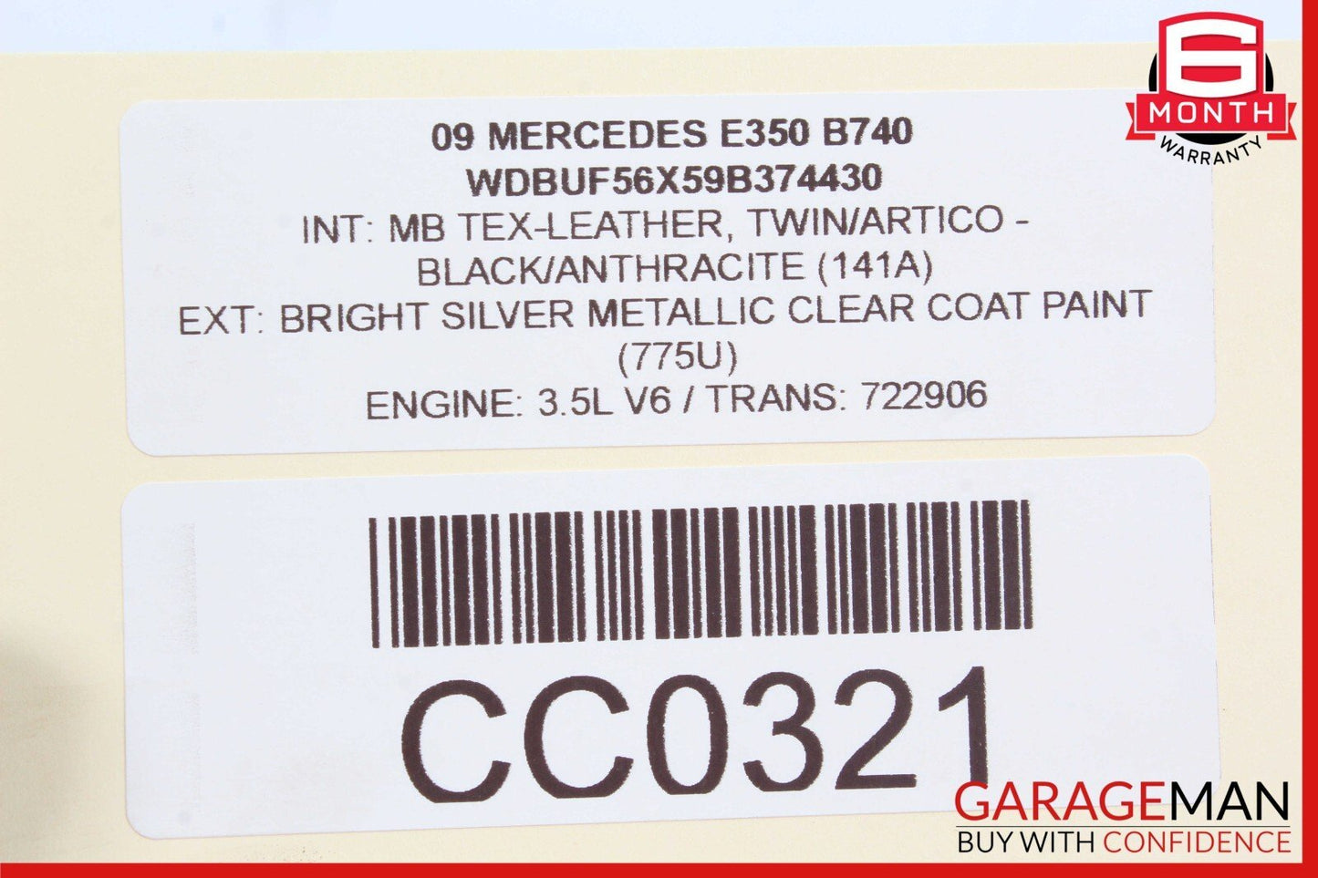 07-09 Mercedes W211 E350 E550 E320 Rear Left Door Control Module 2118703385 OEM