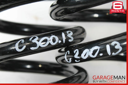 08-14 Mercedes W204 C300 Rear Left & Right Shock Absorber Coil Spring Set OEM