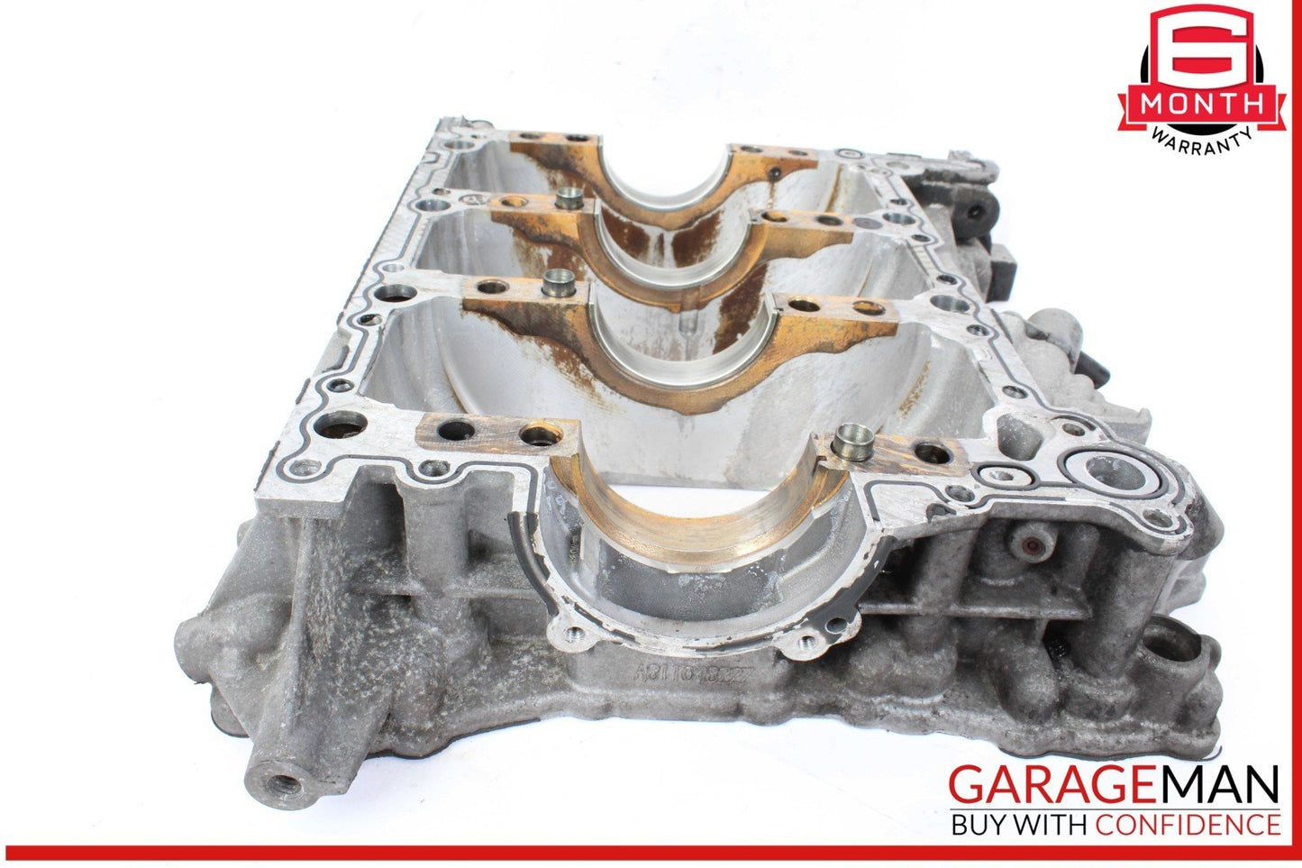 09-16 Audi S4 Lower Block Oil Pan Crankshaft Mount 06E103032 OEM
