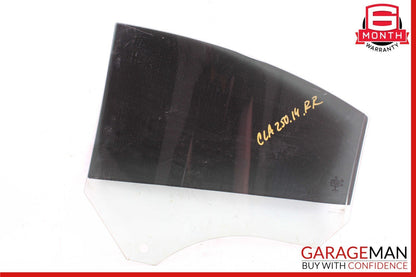 14-18 Mercedes W117 CLA250 Rear Right Passenger Door Window Auto Glass Panel OEM