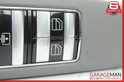 07-13 Mercedes W221 S550 Rear Left Side Door Window Switch Control Trim Gray