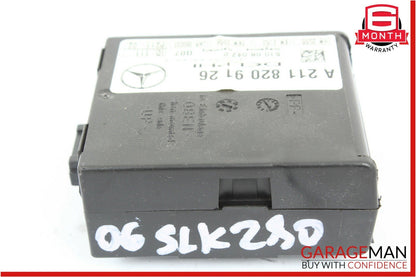 00-06 Mercedes SLK280 CL500 S430 S500 Anti Theft Alarm Sensor Control Module