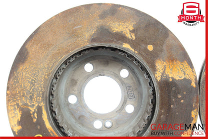 15-20 Mercedes W205 C300 C350e Front Left & Right Side Brake Rotor Disc Set of 2