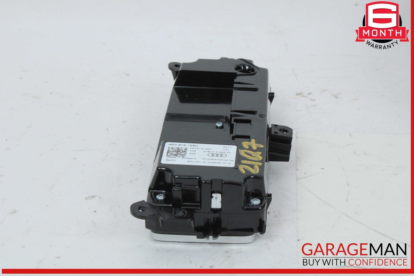 19-23 Audi Q7 Q8 Rear HVAC AC A/C Heater Control Display 4K0919158C OEM