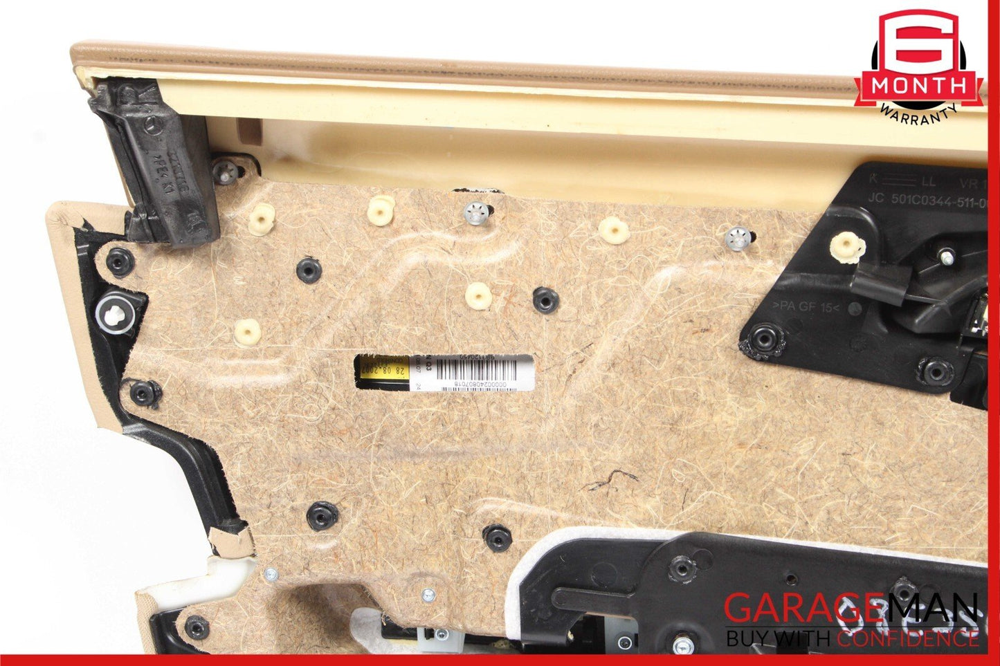 07-09 Mercedes W211 E350 Front Right Side Interior Door Trim Cover Panel Brown