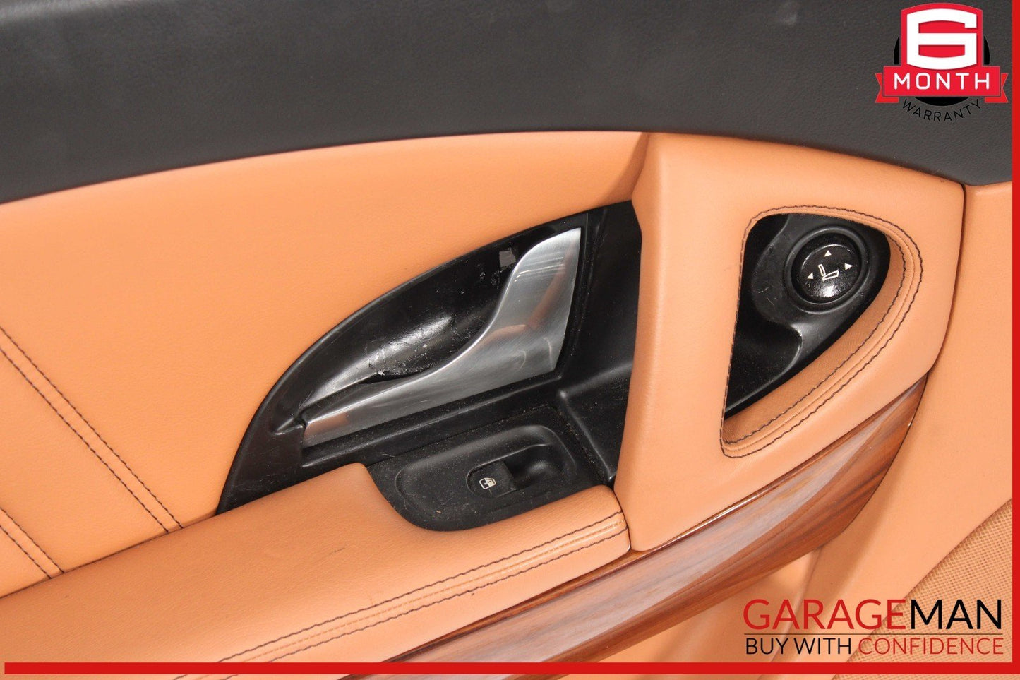 03-13 Maserati Quattroporte M139 Rear Left Side Interior Door Panel OEM