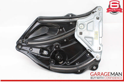 10-17 Mercedes W207 E400 Rear Left Door Window Regulator Frame w/ Motor OEM