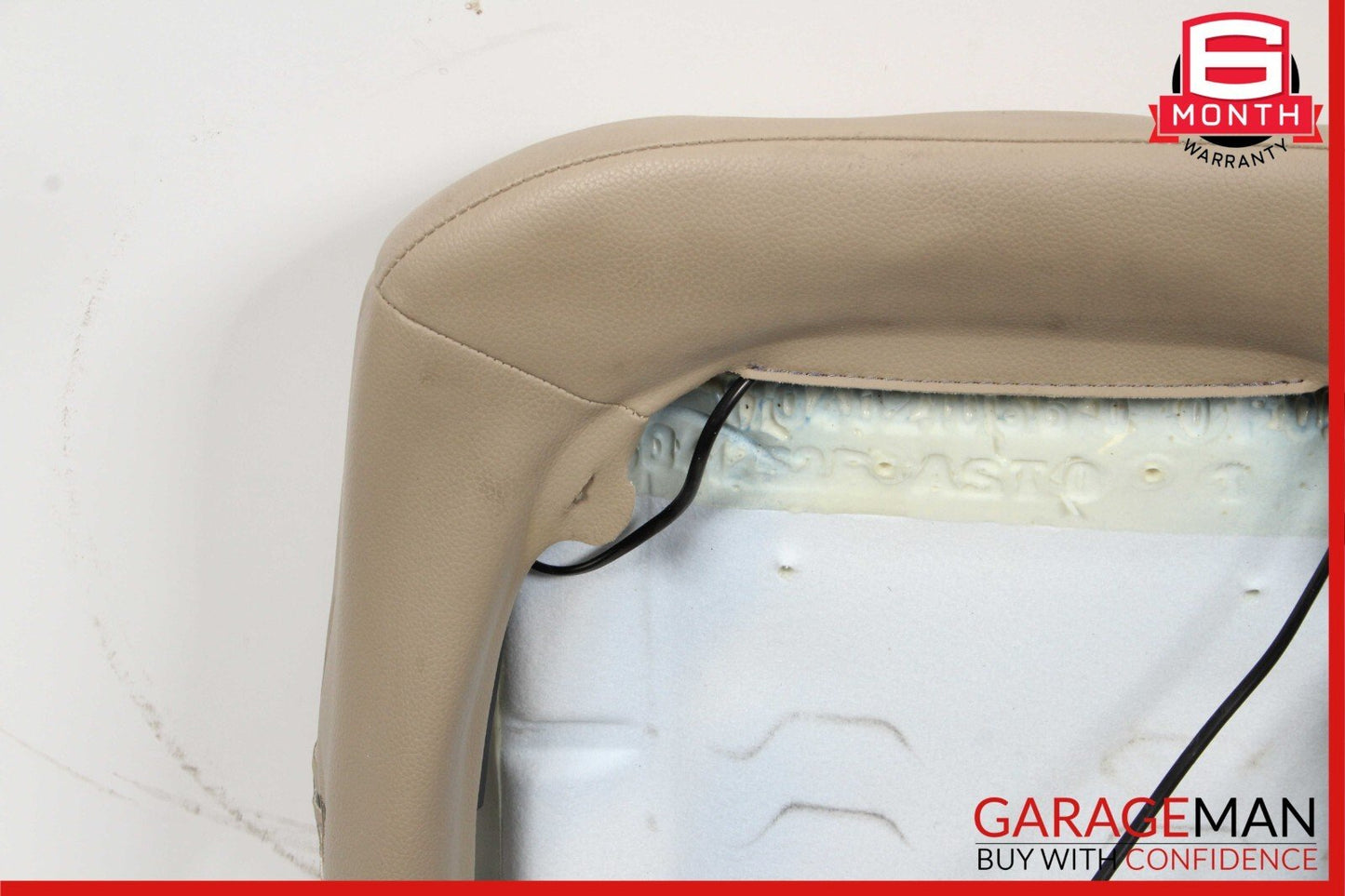 08-14 Mercedes W204 C250 C300 Front Right Side Top Upper Seat Cushion Beige