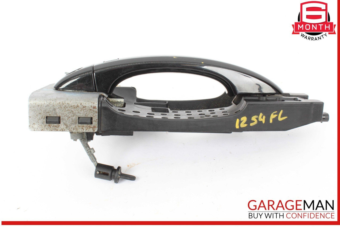 09-16 Audi S4 Front Left Driver Side Exterior Door Handle Black OEM