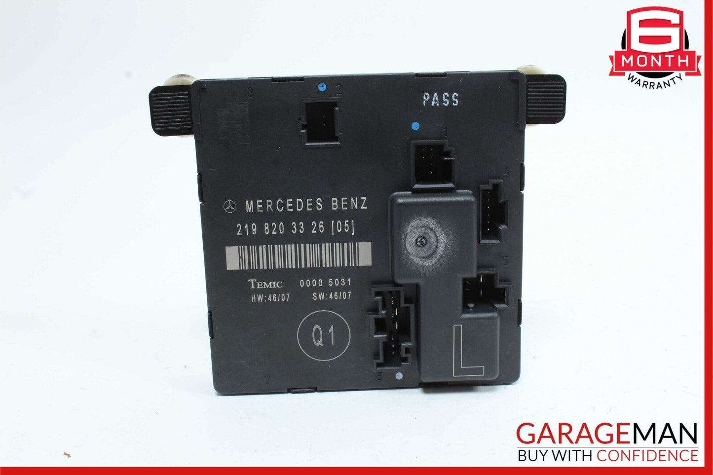 06-11 Mercedes W219 CLS550 Rear Left Side Door Control Module 2198203326 OEM