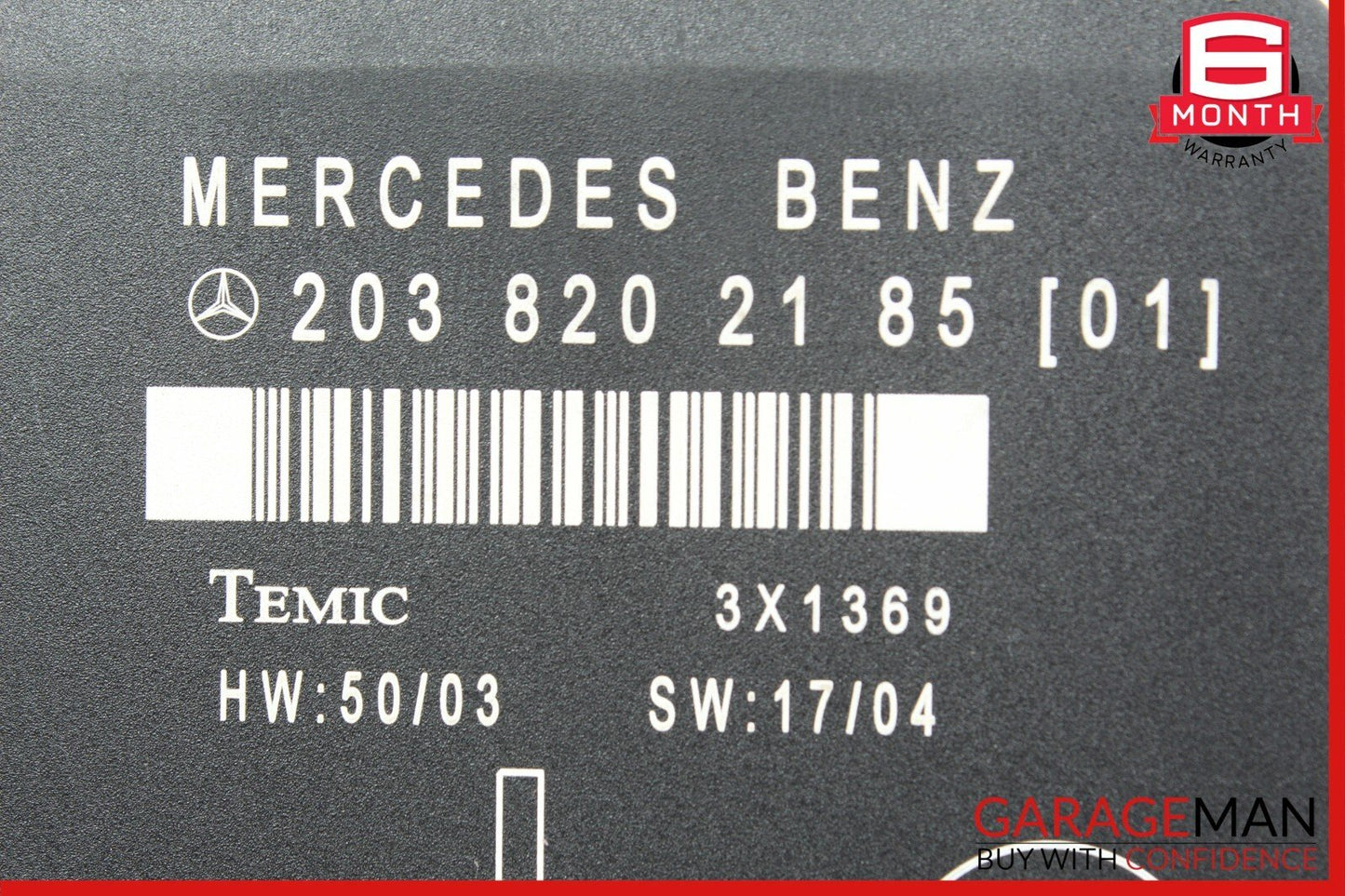 01-07 Mercedes W203 C230 C240 Rear Left Side Door Computer Control Module Unit