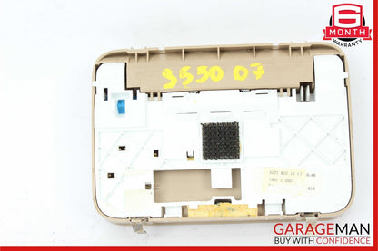 07-13 Mercedes W221 S550 S450 Rear Left / Right Overhead Vanity Mirror Brown OEM