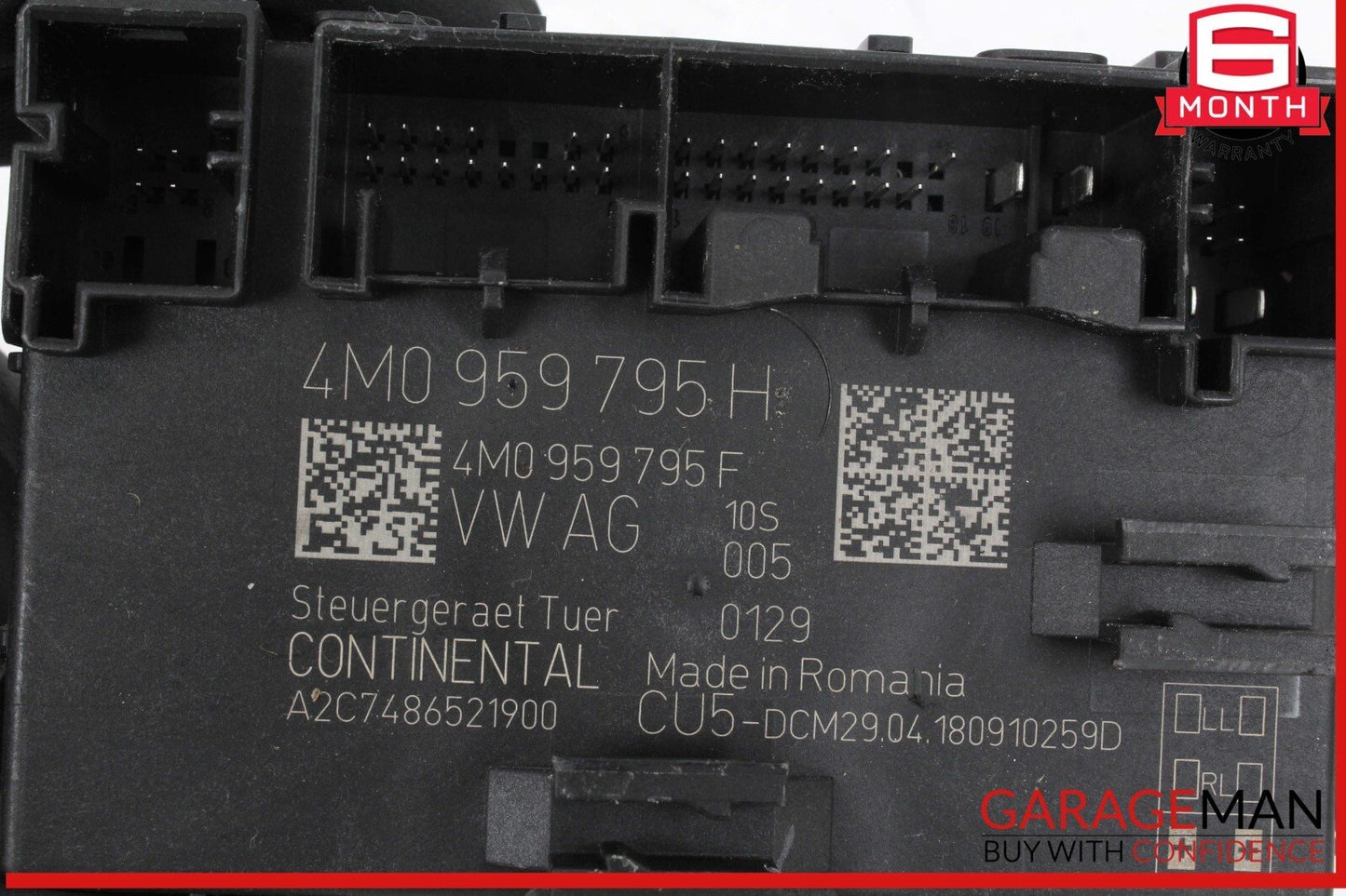 17-24 Audi Q7 Rear Right / Rear Left Side Door Control Module Unit 4M0959795H