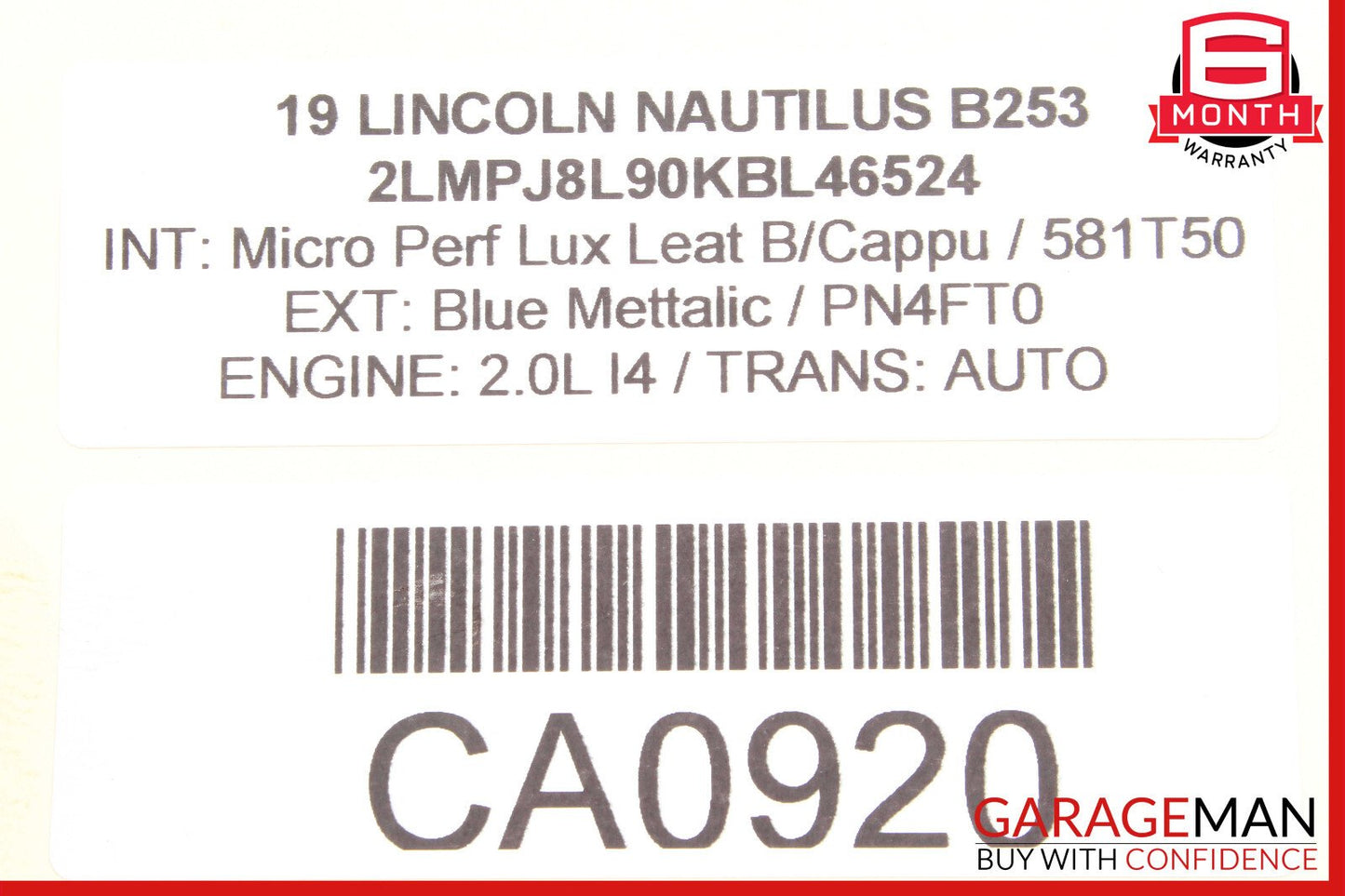 19-20 Lincoln Nautilus USB Charger Adapter Port Control Module OEM