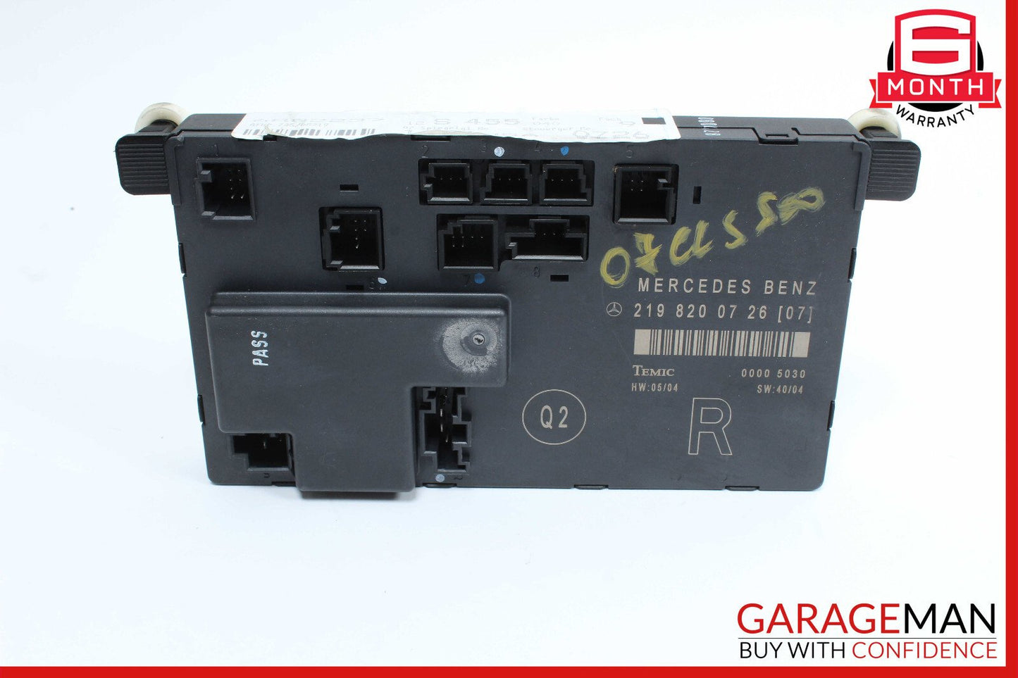 06-11 Mercedes W219 CLS550 Door Control Module Front Right Passenger Side OEM