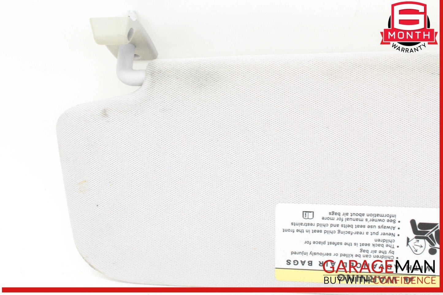 03-09 Mercedes W211 E350 Front Right Side Sunvisor Sun Visor Gray 2118100410 OEM