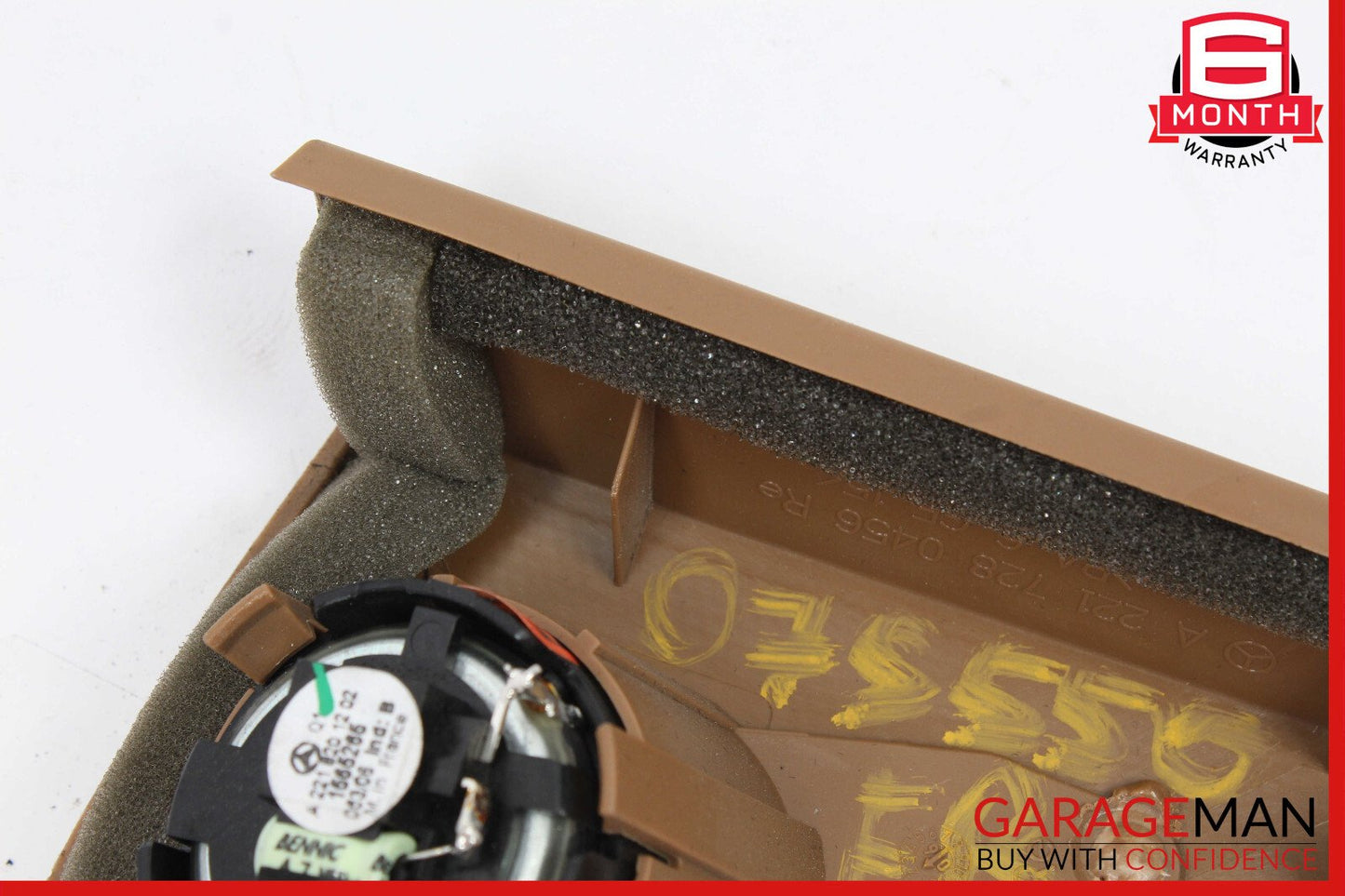07-13 Mercedes W221 S550 Front Right Side Door Corner Tweeter Speaker Brown