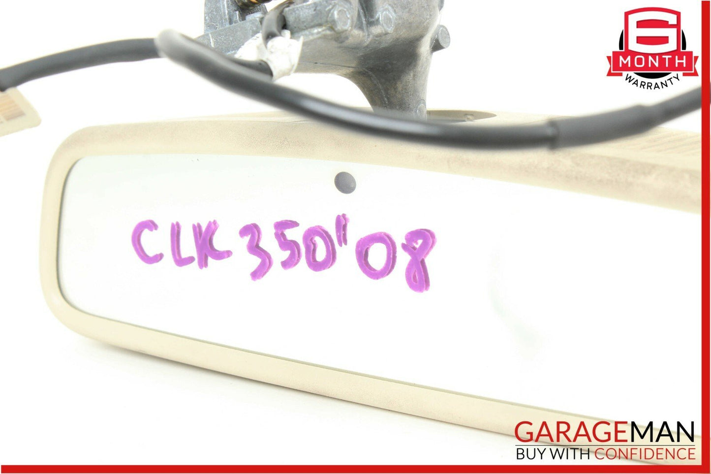 07-09 Mercedes W209 CLK350 CLK550 CLK63 AMG Interior Rear View Mirror Beige OEM