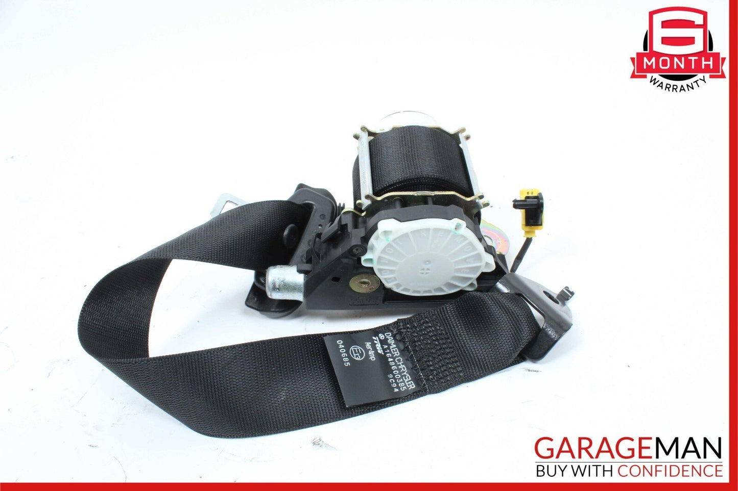 06-08 Mercedes W164 ML350 ML550 2nd Row Rear Left Side Seatbelt Retractor Black