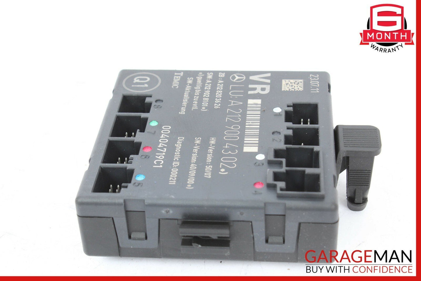 08-14 Mercedes W204 C250 C300 Front Right Passenger Side Door Controller Module