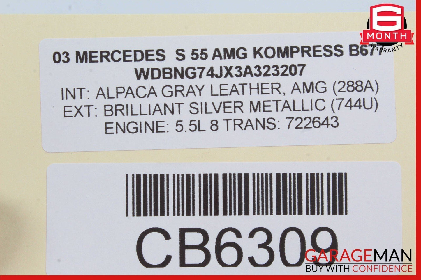 00-06 Mercedes W220 S55 AMG S430 E320 Anti Theft Alarm Module 2118209126 OEM