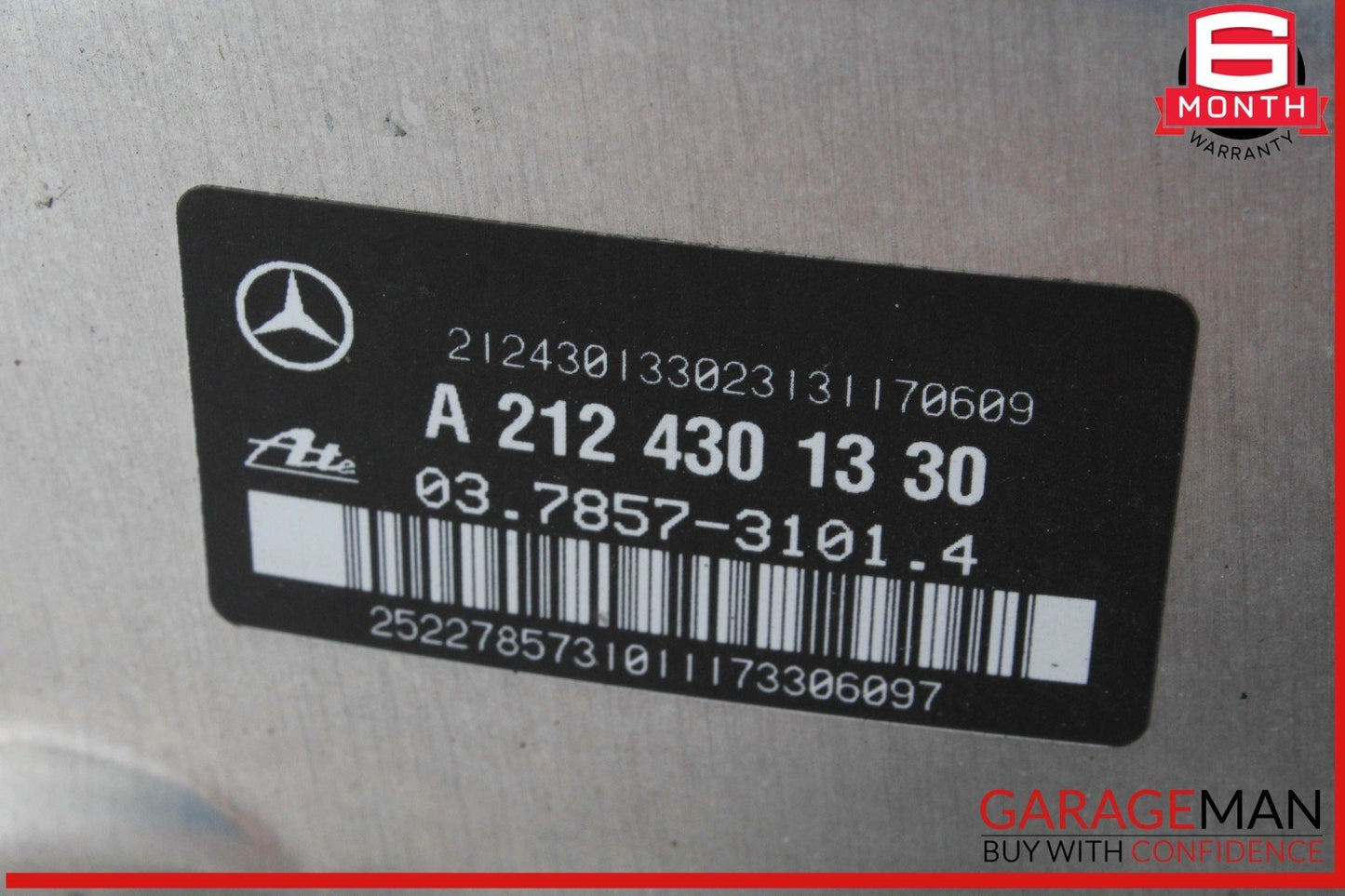 14-18 Mercedes W212 E350 CLS550 Power Brake Booster Master Cylinder w/ Reservoir