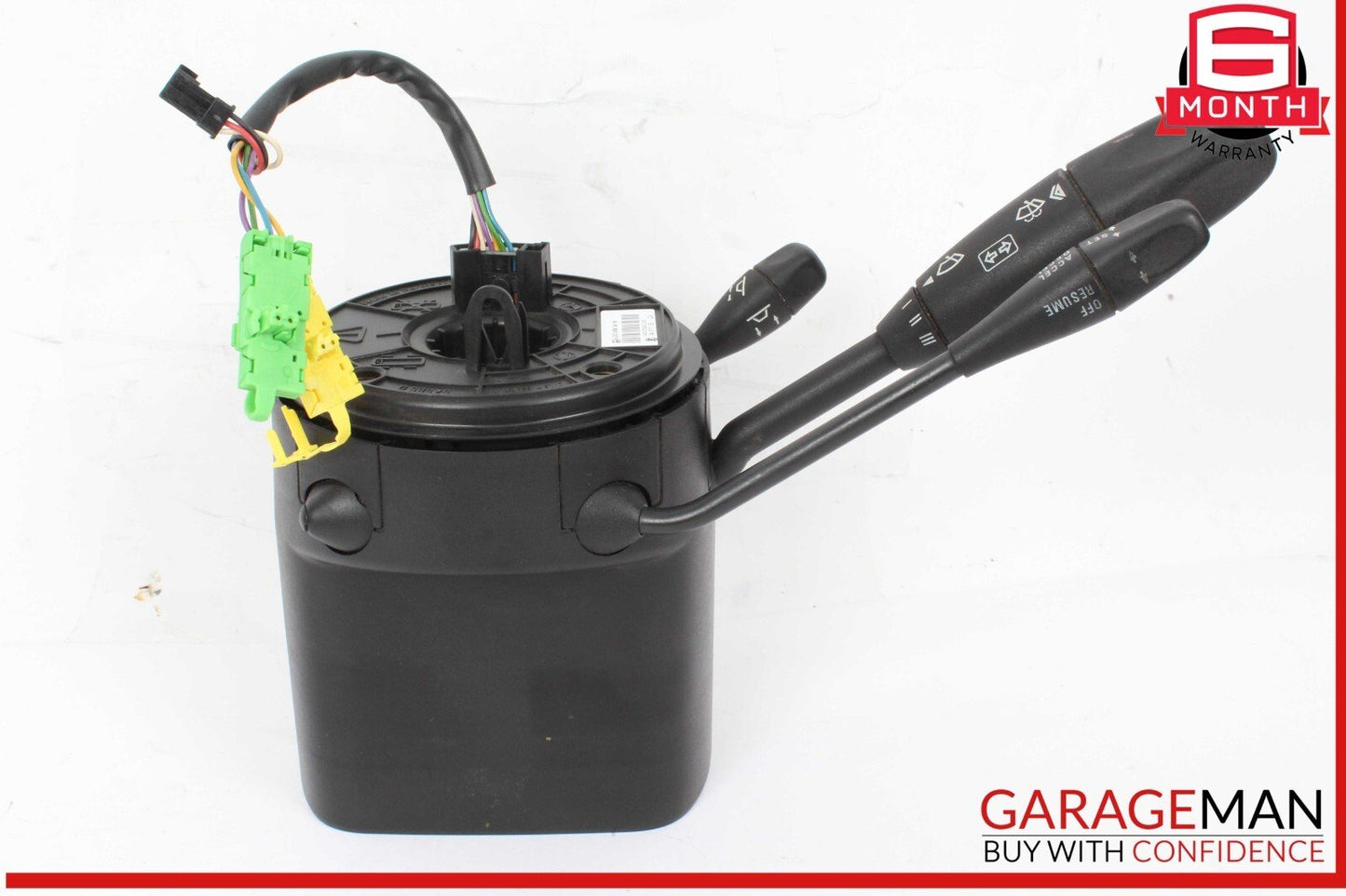 03-08 Mercedes R230 SL500 Steering Column Control Switches Assembly Black OEM