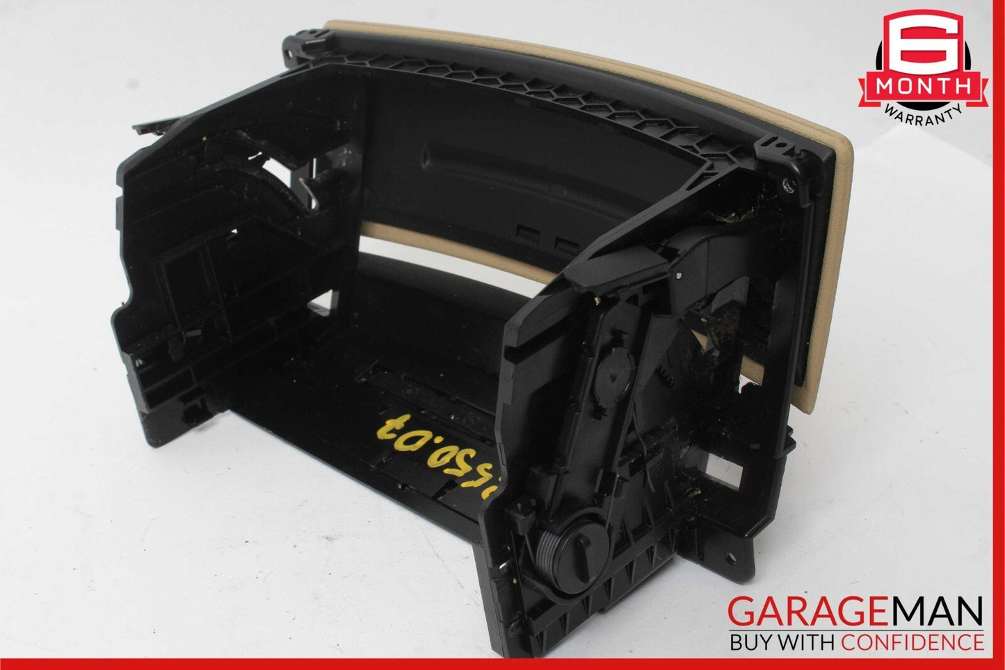 07-13 Mercedes W221 S350 S550 Center Console Dashboard CD Player Cover Brown