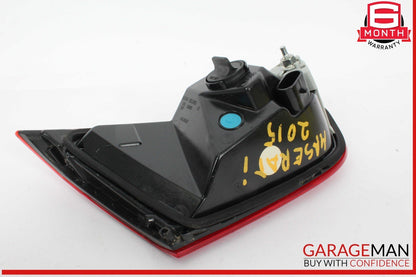 14-20 Maserati Ghibli M157 Rear Right Passenger Side Inner Tail Light Lamp OEM