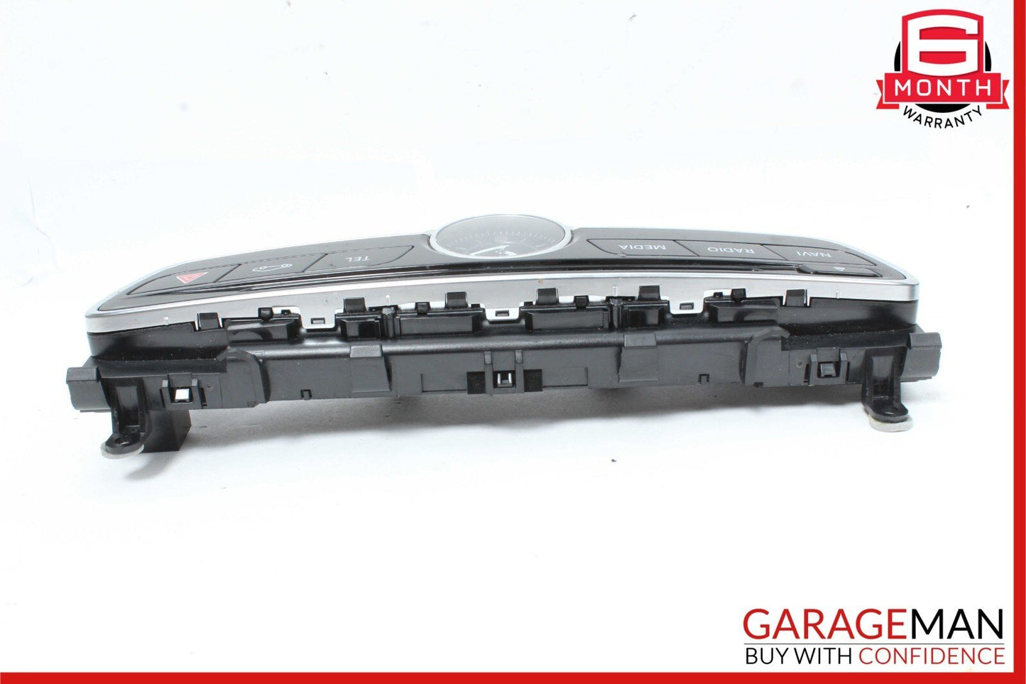 15-18 Mercedes W205 C300 C400 Center Dashboard Hazard Control Switch w/ Clock