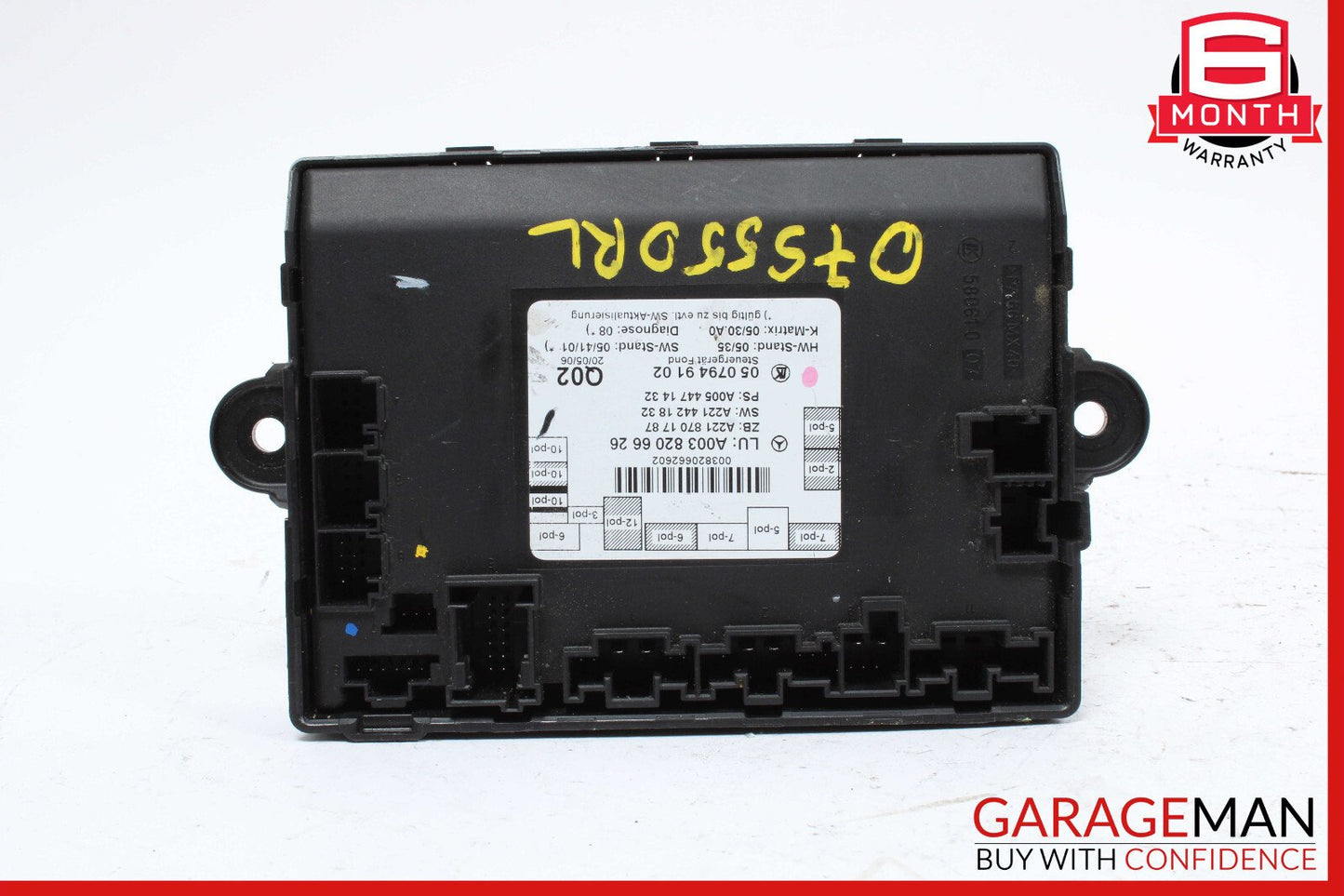 07-13 Mercedes W221 S550 S400 Rear Right or Left Side Door Control Module OEM