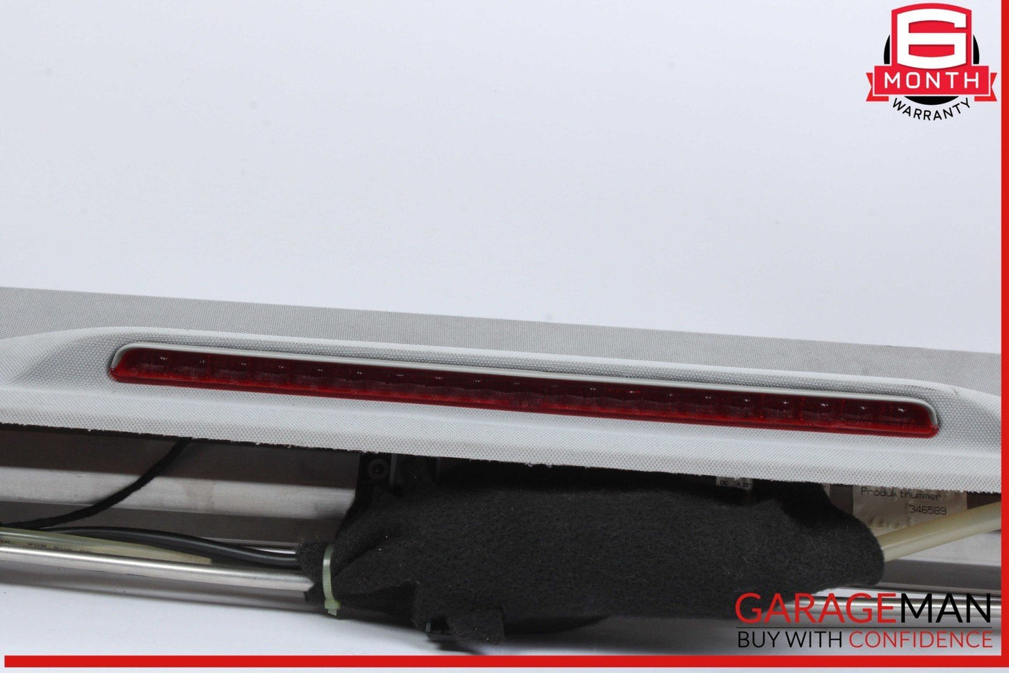 07-13 Mercedes W221 S550 Rear Window Sun Shade Screen Roller Blind w/ Trim OEM