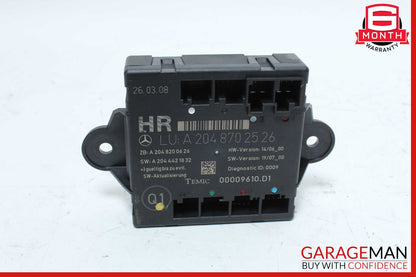 08-14 Mercedes W204 C350 C300 Rear Right Side Door Control Module 2048702526 OEM